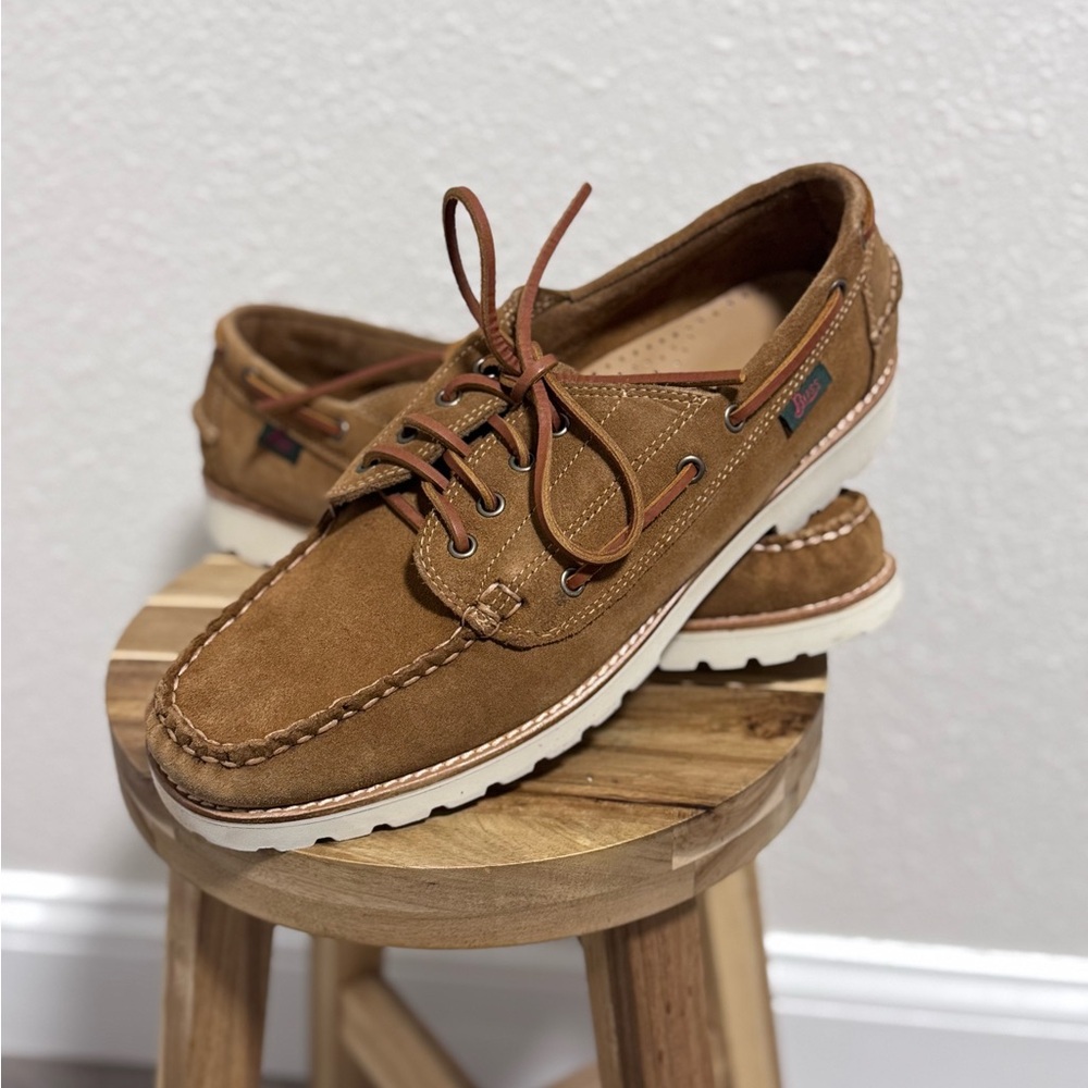 NWT G.H. Bass & Co. Ranger Camp Moc III Brown Suede Leather Boat Shoes Mens 12